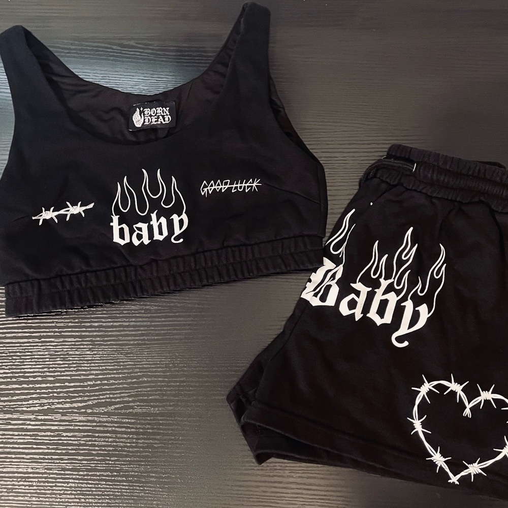 SOLD borndead crybaby lounge set